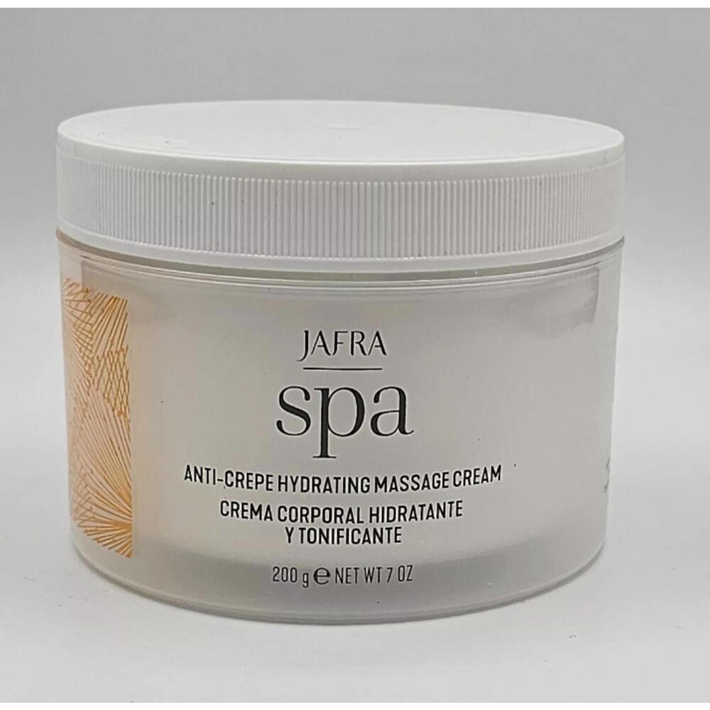 Jafra Spa Anti-crepe Hydrating Massage Cream and Toner 7 oz